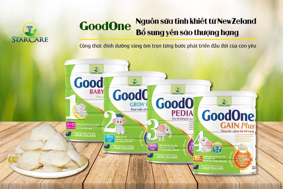 4 dòng sữa GoodOne ưu việt mà bạn nên biết 