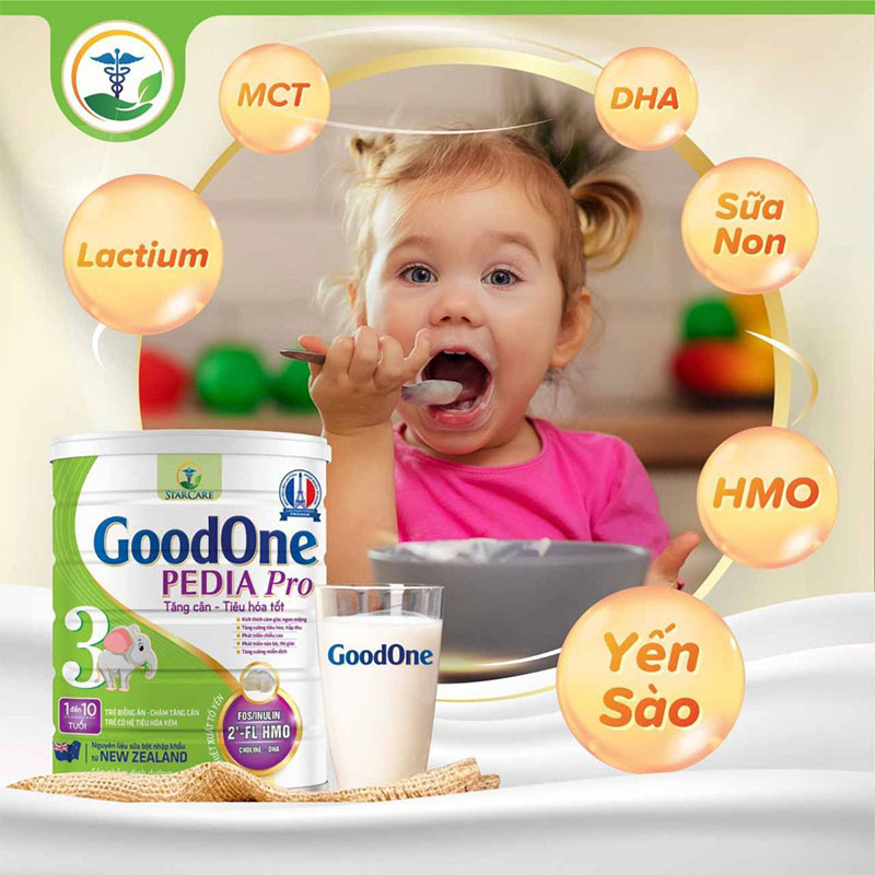 Goodone Pedia Pro 3 - Dành cho trẻ biếng ăn, suy dinh dưỡng