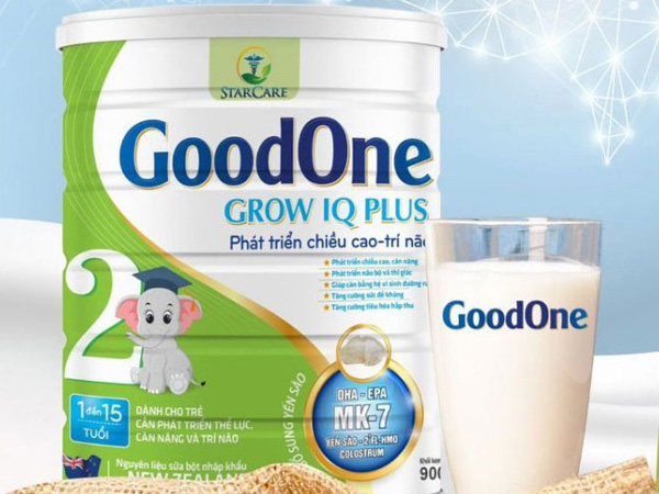 Công dụng tuyệt vời của sữa Goodone Grow IQ plus 2 mà bạn nên biết